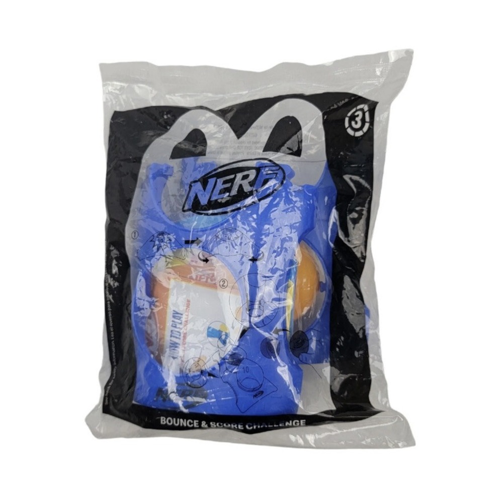 Nerf Bounce &‎ Score Challenge #3 McDonald's Happy Meal Toy - 2023